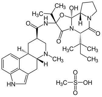 2D representation of the active ingredient's molecular structure