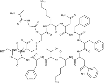 2D representation of the active ingredient's molecular structure