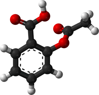 3D representation of the active ingredient's molecular structure