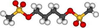 3D representation of the active ingredient's molecular structure