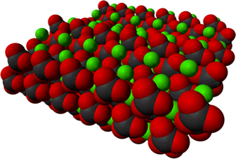 3D representation of the active ingredient's molecular structure