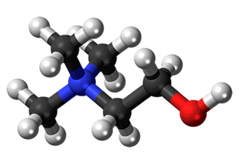 3D representation of the active ingredient's molecular structure