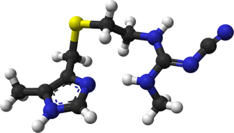 3D representation of the active ingredient's molecular structure