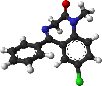 3D representation of the active ingredient's molecular structure