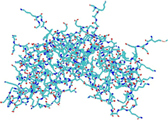 3D representation of the active ingredient's molecular structure