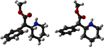 3D representation of the active ingredient's molecular structure