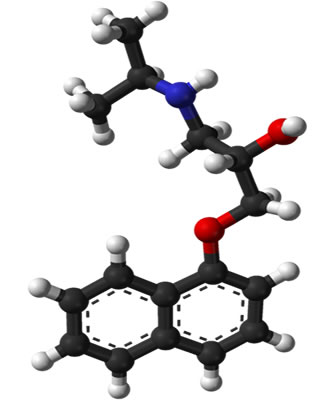 3D representation of the active ingredient's molecular structure