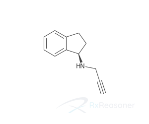 Graphic representation of the active ingredient's molecular structure