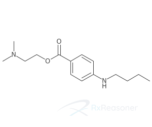 Graphic representation of the active ingredient's molecular structure