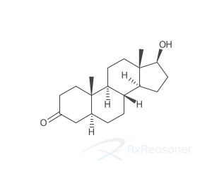 Graphic representation of the active ingredient's molecular structure