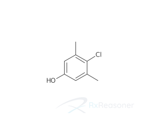 Graphic representation of the active ingredient's molecular structure