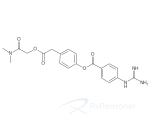 Graphic representation of the active ingredient's molecular structure