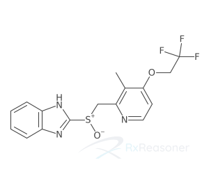 Graphic representation of the active ingredient's molecular structure