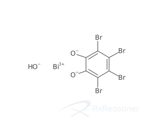 Graphic representation of the active ingredient's molecular structure