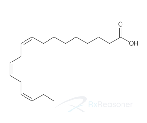 Graphic representation of the active ingredient's molecular structure