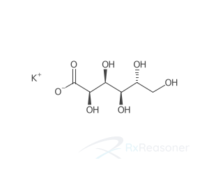 Graphic representation of the active ingredient's molecular structure