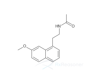 Graphic representation of the active ingredient's molecular structure