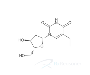 Graphic representation of the active ingredient's molecular structure