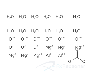 Graphic representation of the active ingredient's molecular structure