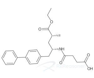 Graphic representation of the active ingredient's molecular structure