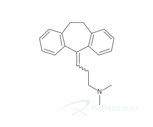 Graphic representation of the active ingredient's molecular structure