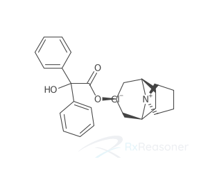 Graphic representation of the active ingredient's molecular structure