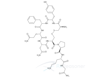 Graphic representation of the active ingredient's molecular structure