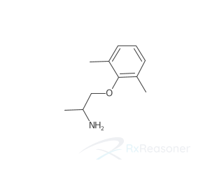 Graphic representation of the active ingredient's molecular structure