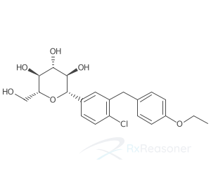 Graphic representation of the active ingredient's molecular structure