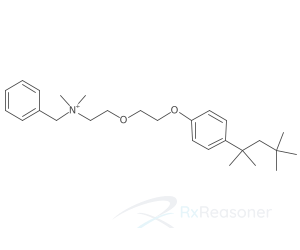 Graphic representation of the active ingredient's molecular structure