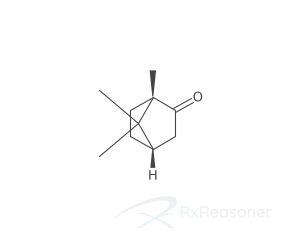 Graphic representation of the active ingredient's molecular structure