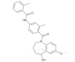 Graphic representation of the active ingredient's molecular structure