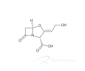 Graphic representation of the active ingredient's molecular structure