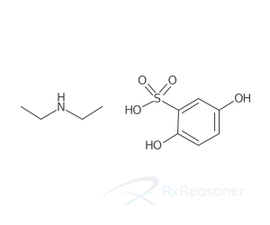 Graphic representation of the active ingredient's molecular structure