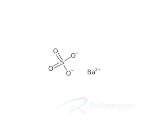 Graphic representation of the active ingredient's molecular structure