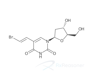 Graphic representation of the active ingredient's molecular structure