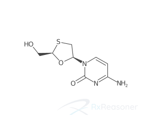 Graphic representation of the active ingredient's molecular structure