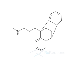 Graphic representation of the active ingredient's molecular structure