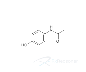 Graphic representation of the active ingredient's molecular structure