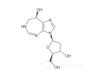 Graphic representation of the active ingredient's molecular structure