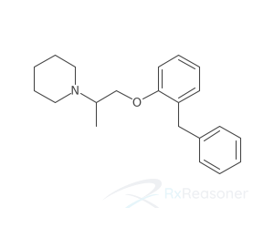 Graphic representation of the active ingredient's molecular structure