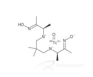 Graphic representation of the active ingredient's molecular structure