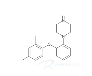 Graphic representation of the active ingredient's molecular structure