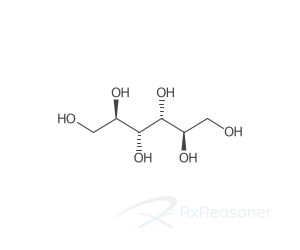 Graphic representation of the active ingredient's molecular structure