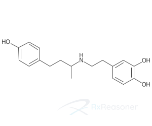 Graphic representation of the active ingredient's molecular structure