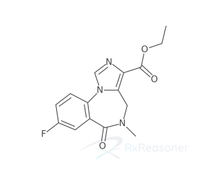 Graphic representation of the active ingredient's molecular structure