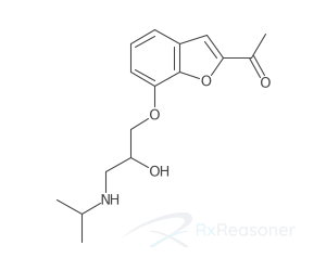 Graphic representation of the active ingredient's molecular structure