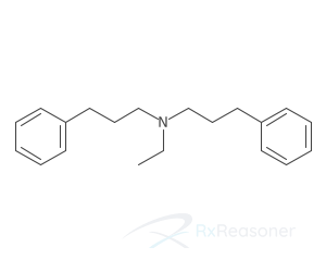 Graphic representation of the active ingredient's molecular structure