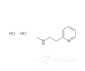 Graphic representation of the active ingredient's molecular structure