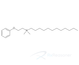 Graphic representation of the active ingredient's molecular structure